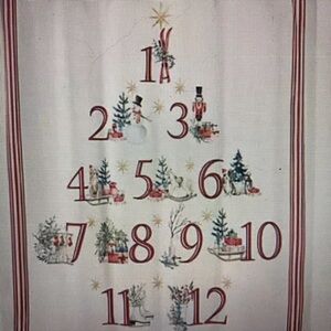 Avanti holiday traditions, Christmas shower curtain